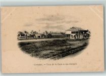 Conakry Vues de la Gare et des Ateliers AK Kolonien 1900 Gebrauchsspuren