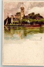 W2000 Hamburg Fährhaus Uhlenhorst Biese, K. Lithographie / Künstlerkarte