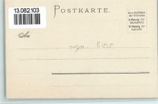 W2000 Hamburg Rathaus Biese, K. 1898 Lithographie / Künstlerkarte