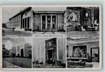 Neue Reichskanzlei mit Innenansichten AK Stadt mit Hakenkreuz 1942