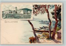 W7826 Schluchsee Velten Verlag Nr. 64 - sehr gute Erhaltung AK Mutter, K. 1898 Lithographie / Künstlerkarte