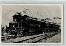 Neue Elektr. Lokomotive der Schweizer Bundesbahnen Lokomotive 1938 Foto AK
