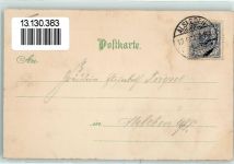 AK mit Glimmerauflage Spruch Schmetterling 1901 AK mit Glitzer