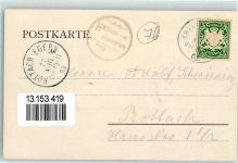 83700 W8185 Kreuth b Tegernsee 1903 - Hohlsteinalpe Hüttenstempel Kühe