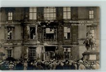 10115 W1000 Berlin Mitte 1919 Foto AK Nr. 5 Zerstörung am Schloss AK