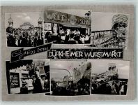 W6702 Bad Dürkheim Wurstmarkt - Ereignis , gute Erhaltung AK Jahrmarkt 1961 Foto AK