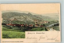 W4760 Werl Künstlerkarte Nr. 15 Verlag Haerdle, Blick ins Wiesenthal AK Daur, H. 1898 Gebrauchsspuren