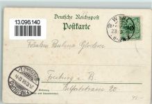 W4760 Werl Künstlerkarte Nr. 15 Verlag Haerdle, Blick ins Wiesenthal AK Daur, H. 1898 Gebrauchsspuren