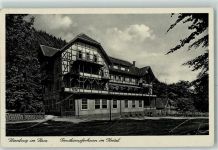 O3705 Ilsenburg Frontkämpferheim Posthilfstelle Bodelnhagen über Herzberg RAD 1943
