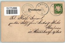 83410 W8229 Laufen , Salzach 1901 Künstlerkarte Greiml-Keller sign