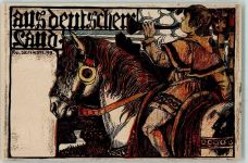 Rudolf Aus Deutschem Land AK Schiestl 1900 Lithographie / Künstlerkarte