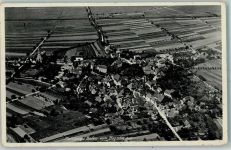 77972 W7638 Mahlberg , Baden Gebrauchsspuren Fliegeraufnahme