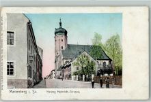 09496 O9340 Marienberg , Erzgeb 1911 - Herzog-Heinrich-Straße Kinder Hydrant