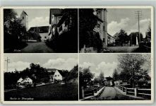 85402 W8051 Kranzberg , Kr Freising Foto AK Kirche Kranzberg Brücke Strommast
