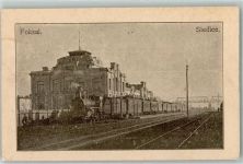 Siedlce 1915 - Bahnhof Eisenbahn