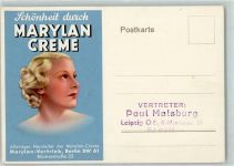 Marylan Creme Berlin AK Werbung Kosmetik