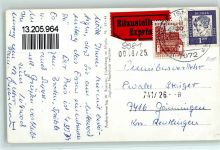 88316 W7972 Bolsternang 1966 Foto AK Gasthaus zum Kreuz mit Innenansicht , gute Erhaltung AK