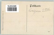 O8703 Bernstadt a. d. Eigen Ereignis - Erinnerung Fahnenweihe des Jugendvereins , sehr gute Erhaltung AK Gestickte Fahne 1911