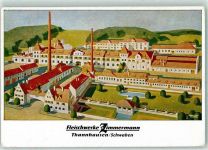 86470 W8907 Thannhausen , Schwab Künstlerkarte Fleischwerke Zimmermann sign