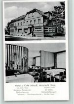 51545 W5220 Waldbröl - Hotel Café Althoff Innenaufnahme Gastraum 2-Bildaufnahme