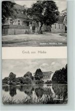 02906 O8921 Mücka 1961 - Gasthof und Fleischerei Klank, gute Erhaltung AK