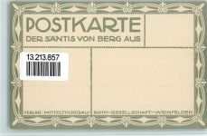 Der Säntis von Berg aus , sehr gute Erhaltung AK Schlatter, E. E.