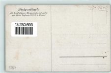 O9500 Zwickau Margaretentag sign. Prof. Olde AK Blumentag