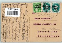 89312 W8870 Günzburg 1922 Künstlersteindruck