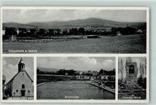 65824 W6231 Schwalbach am Taunus - Kath. Kirche Schwimmbad Ehrenmal 1914-18