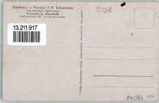 52525 W5138 Heinsberg , Rheinl 1930 Gebrauchsspuren Gasthaus Schwermer AK