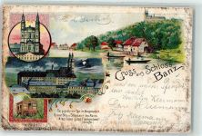 Banz Schloss 1898 Lithographie Schloß Banz