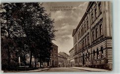 08485 O9802 Lengenfeld , Vogtl - Kirchplatz u. Hauptstraße