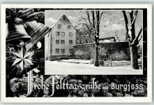 63637 W6485 Burgjoß - Tannenzweige Glocken Winter