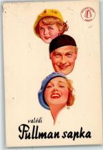 Pullmann Mützen Schiffspost Franz Schubert DDSG Werbung Mode 1937