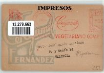 Malaga - Secante Ceregumil Fernandez Alimento Vegetariano Completo una Laparotomia en el Hospital