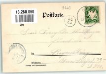 96231 W8623 Banz , Oberfr 1901 Lithographie Hausen