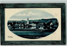 88353 W7964 Kißlegg Prägedruck Passepartout Holzrahmen