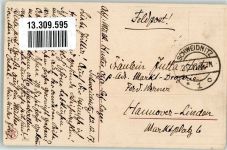 Weihnachten Äpfel Tannenzweig Kinder Lebkuchenmann Lebkuchen 1917 Prägedruck