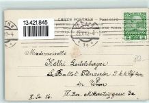 Calendrier 1905 sign. Maxence Zigaretten Jugendstil AK Collection JOB