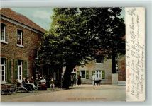 47441 W4130 Repelen 1905 - Gasthaus zur Linde - Gäste sitzen vor dem Haus AK