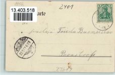 23619 W2401 Langniendorf 1902 - Dorfstrasse und Haus, davor steht eine Familie AK