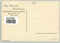 W7808 Waldkirch , Breisgau Brauerei Mutschler Weihnachtsgrüße Brauerei