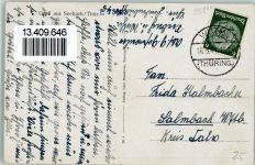 99998 O5701 Seebach b Mühlhausen, Thür 1941 - Kaufhaus Simon und Teilansicht, gute Erhaltung AK