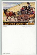 Schwarzwaldserie Nr. 4 Batschari Zigaretten Werbung AK Liebich C.