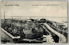 26954 W2890 Nordenham 1918 Foto AK Fabrik Norddeutsche Seekabel-Werke