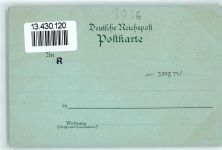 37235 W3436 Hessisch Lichtenau Lithographie / Mondschein Neue Schule Turm am Obertor Rathaus mit Linde und Brunnen