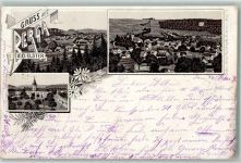 07980 O6602 Berga , Elster 1896 Lithographie
