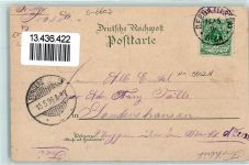 07980 O6602 Berga , Elster 1896 Lithographie