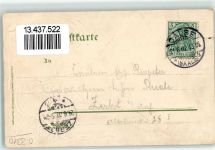 39240 O3310 Calbe 1902 Prägedruck Wappen