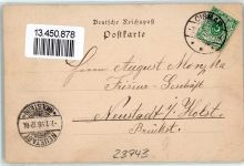 23743 W2433 Cismar , Holst 1898 - Rüders Hotel Gruss Fahrrad